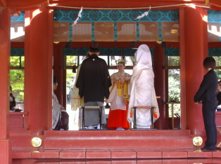 Wedding ceremony in Maiden